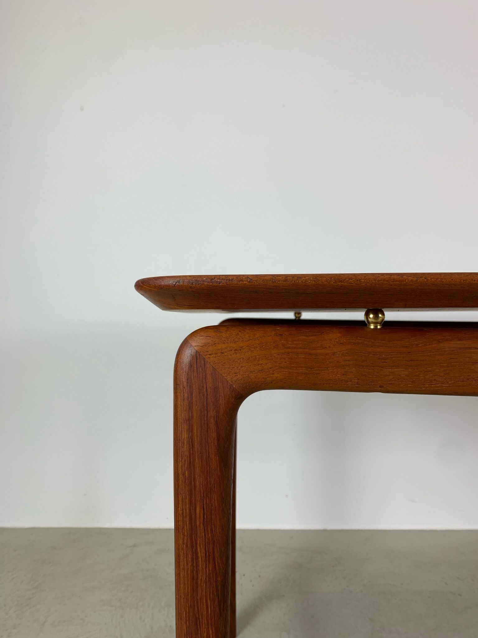Danish teak coffee table, 1950s
