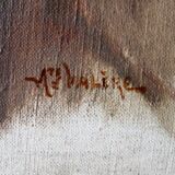 Oil portrait of Auguste Valère