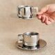 2 stainless steel Space Age cups STO Casalinghi inox