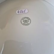 Dish on pedestal, Limoges porcelain, Albert Vignaud manufacture A565