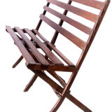 Banc pliable en teck birman