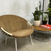 Vintage balloon chair easy chairs Lusch & Co beige