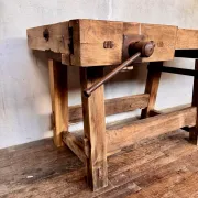 Old small carpenter's workbench from the 1920s.