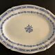 2 oval dishes serving in Gien 1900