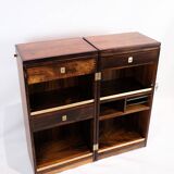 Captain´s Bar Made In Rosewood With wheels by Dyrlund From 1960s