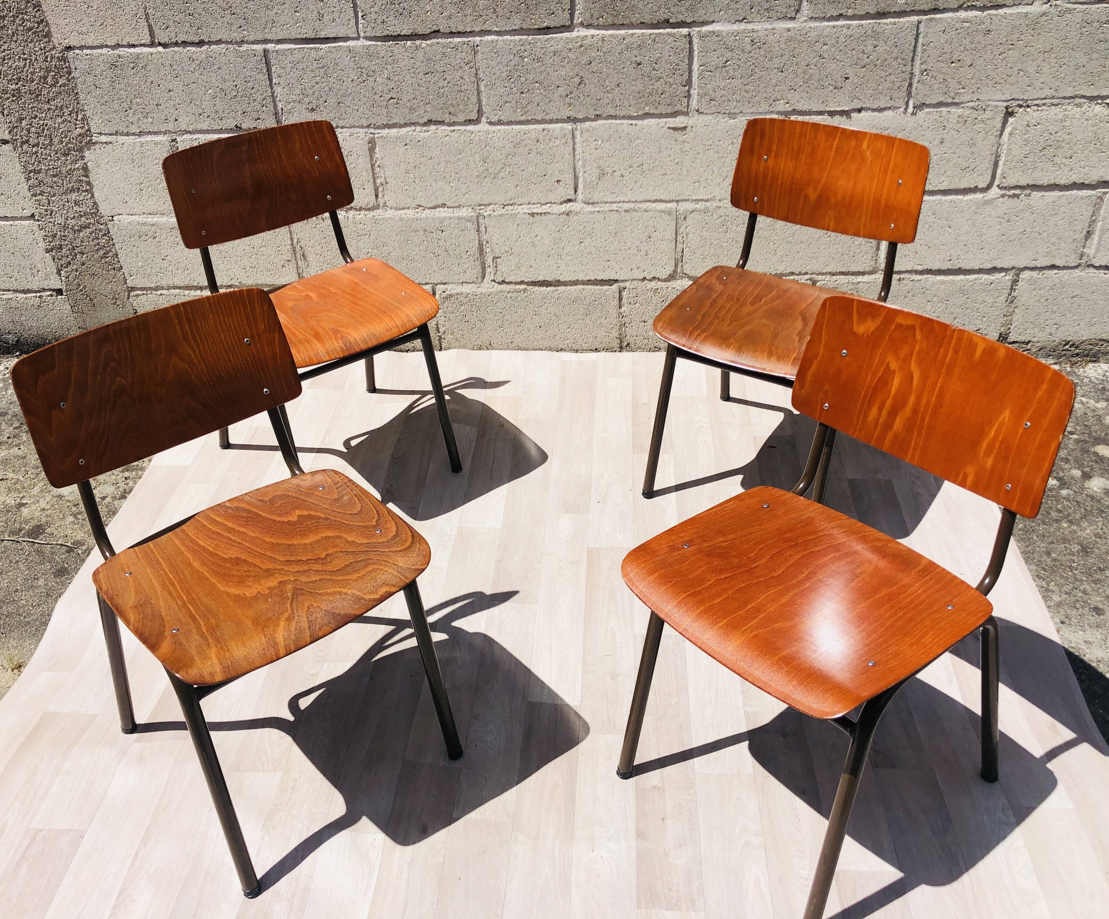 Set of 4 vintage Marko chairs