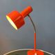 Orange mid-century Hustadt Leuchten desk lamp