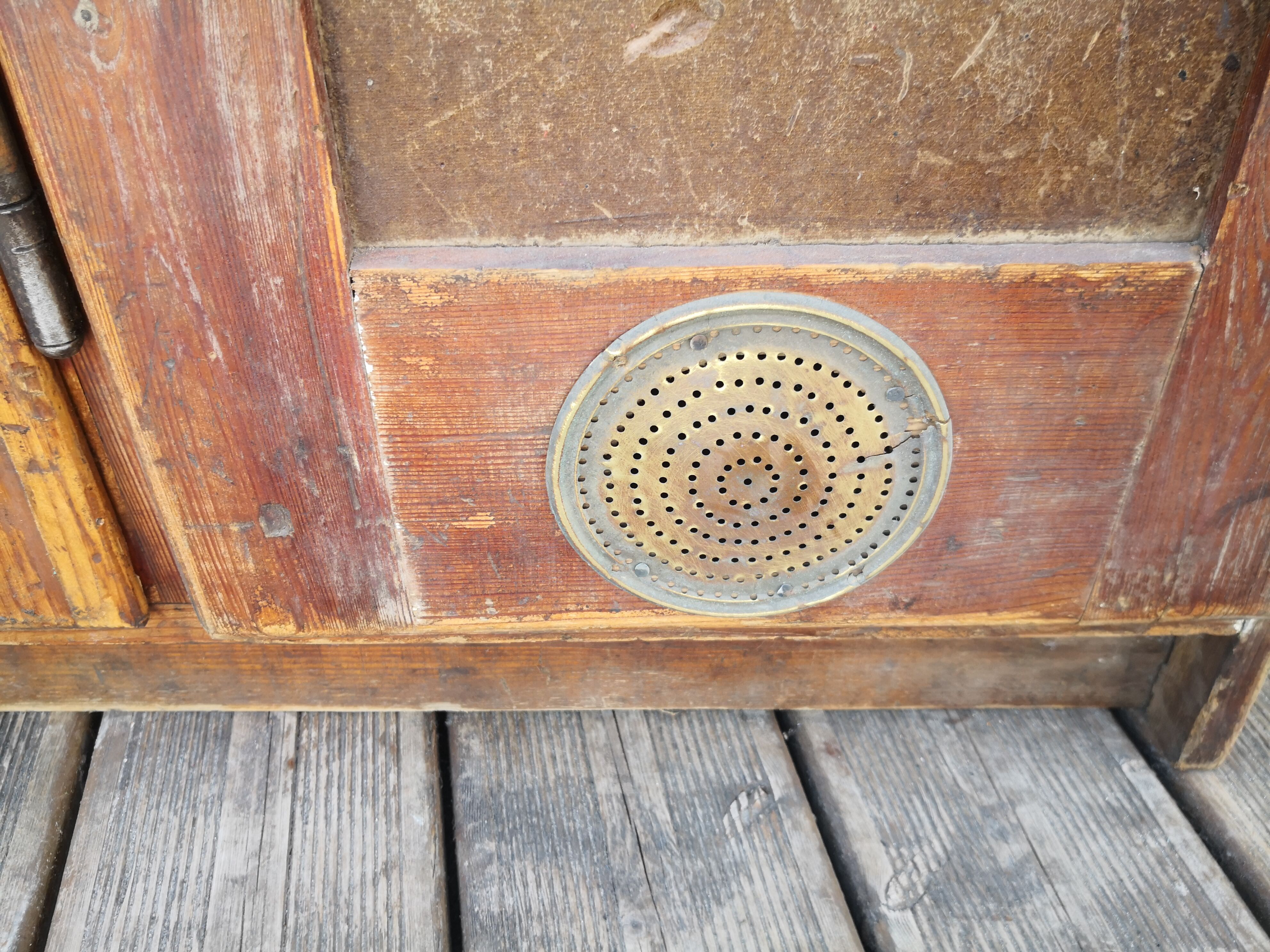 Coat rack cloakroom, Vintage wooden wardrobe