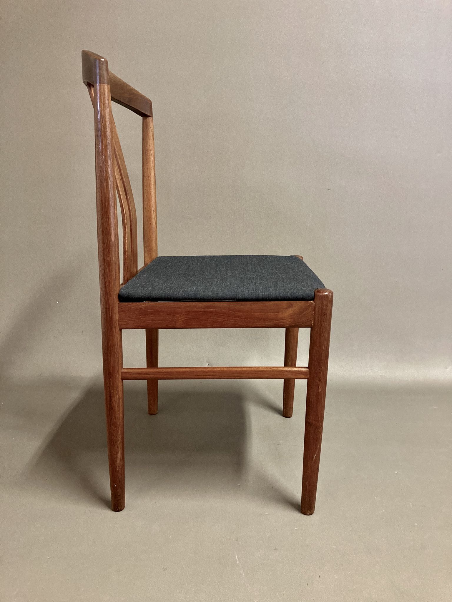 Set of 4 scandinavian chairs teak stamp Johansson Sweden 1950