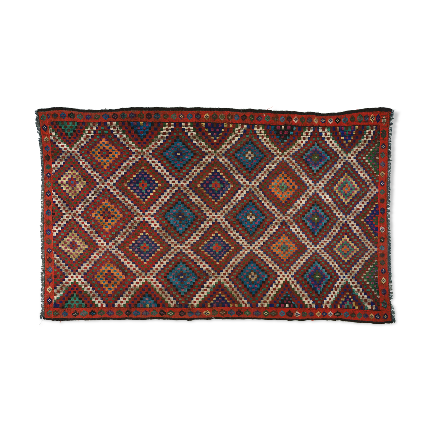Anatolian handmade kilim rug 306 cm x 180 cm