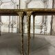 Table basse tripartite en bronze circa 1950-70
