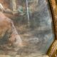 Watercolor painting XIXth Century antique decoration signed M.Censier