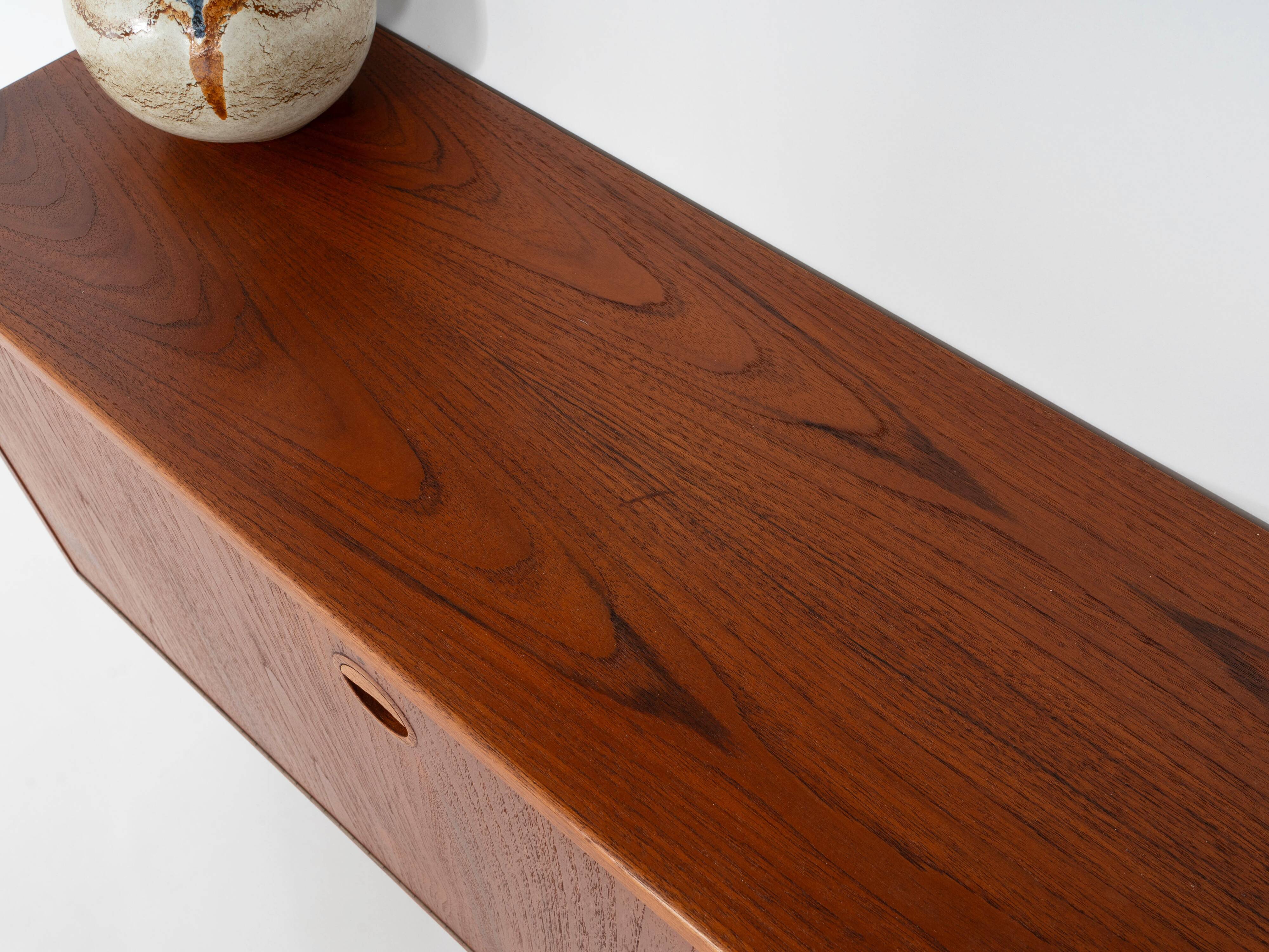Teak modular shelving unit, Danish design, 1960s, designed by Rud Thygesen