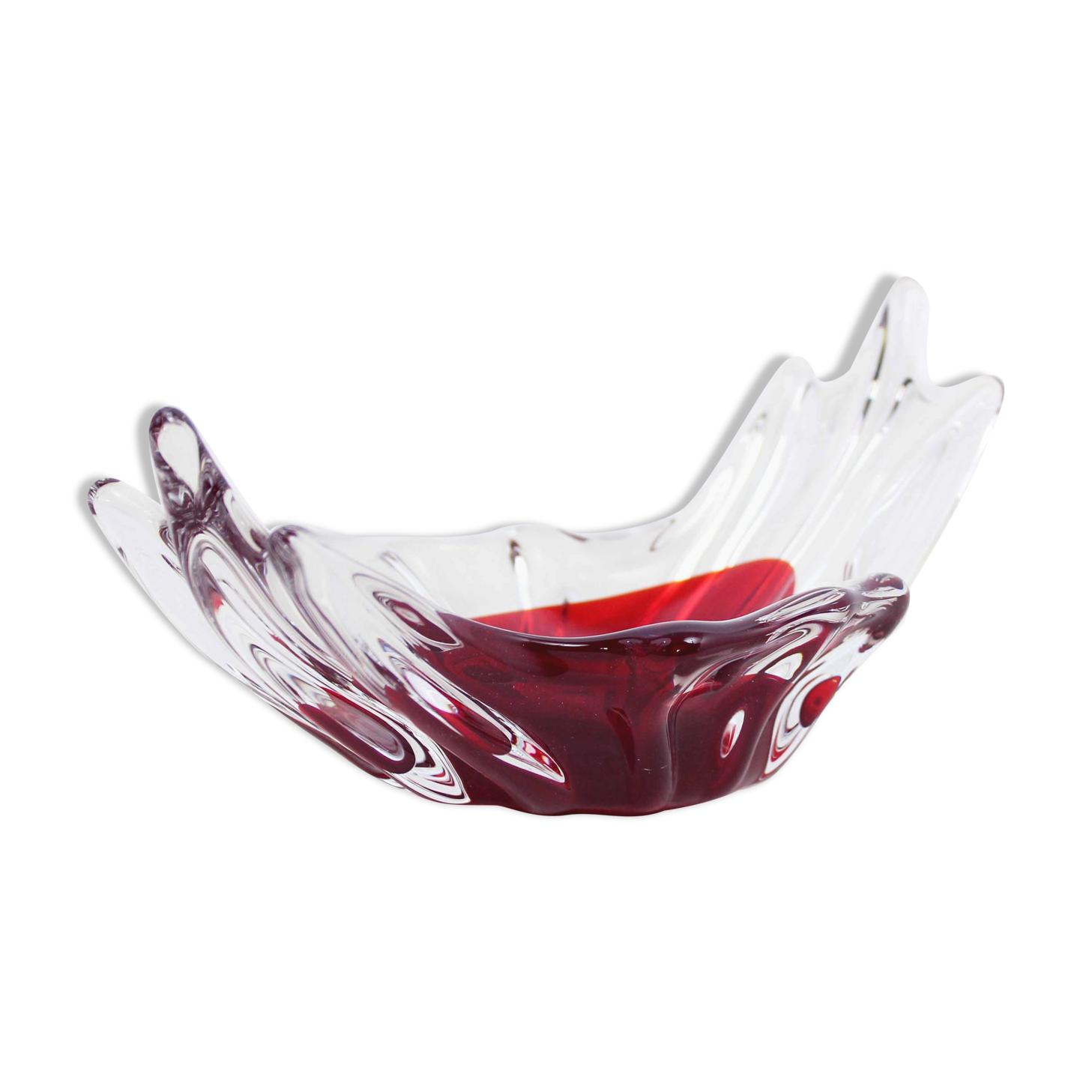 Empty vintage glass pocket