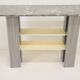 Entry table - console - 80s - Italian design - Modernist minimalist