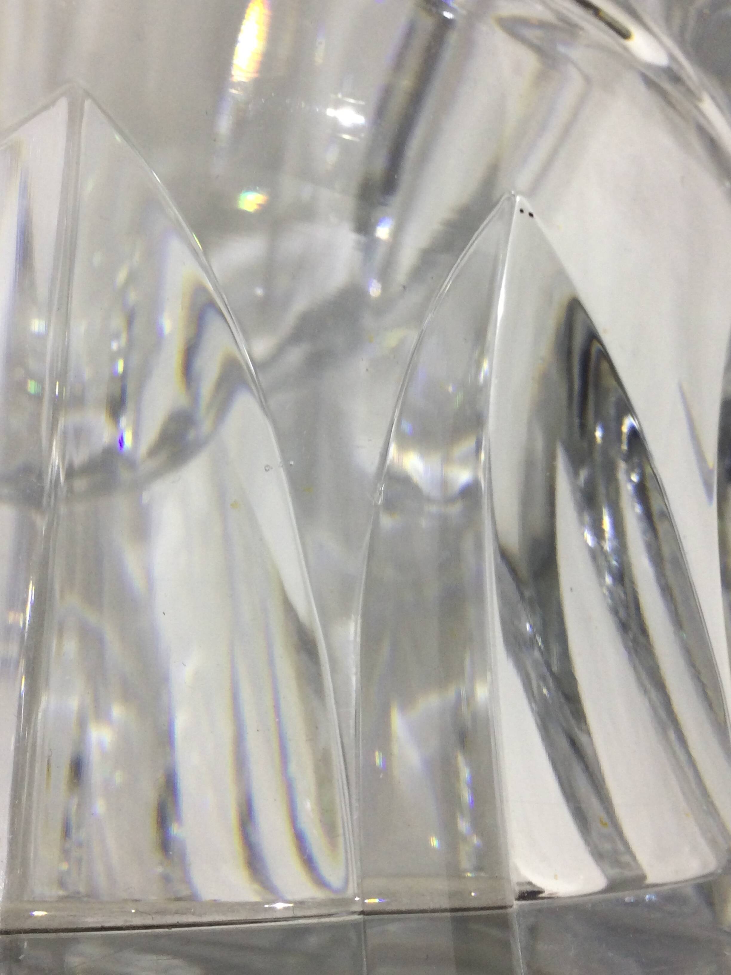 Baccarat - large crystal vase