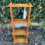 Brutalist pine shelf