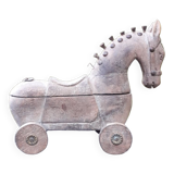 Cheval de tir en bois 18 eme