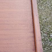 Enfilade of the 50s in oak and mahogany feet compass