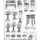 Bistro Stool by Fischel 1890/1900 caned, no Thonet (Height 52 cm)