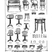 Bistro Stool by Fischel 1890/1900 caned, no Thonet (Height 52 cm)