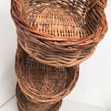 Panier à 3 étages sur pieds vintage