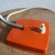 Lampe de chevet orange pop 1970