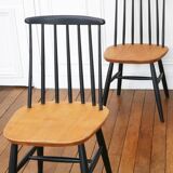 2 chaises vintage - Entièrement restaurées