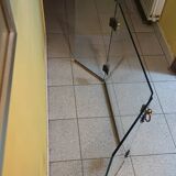 Fire or sparks glass and golden brass