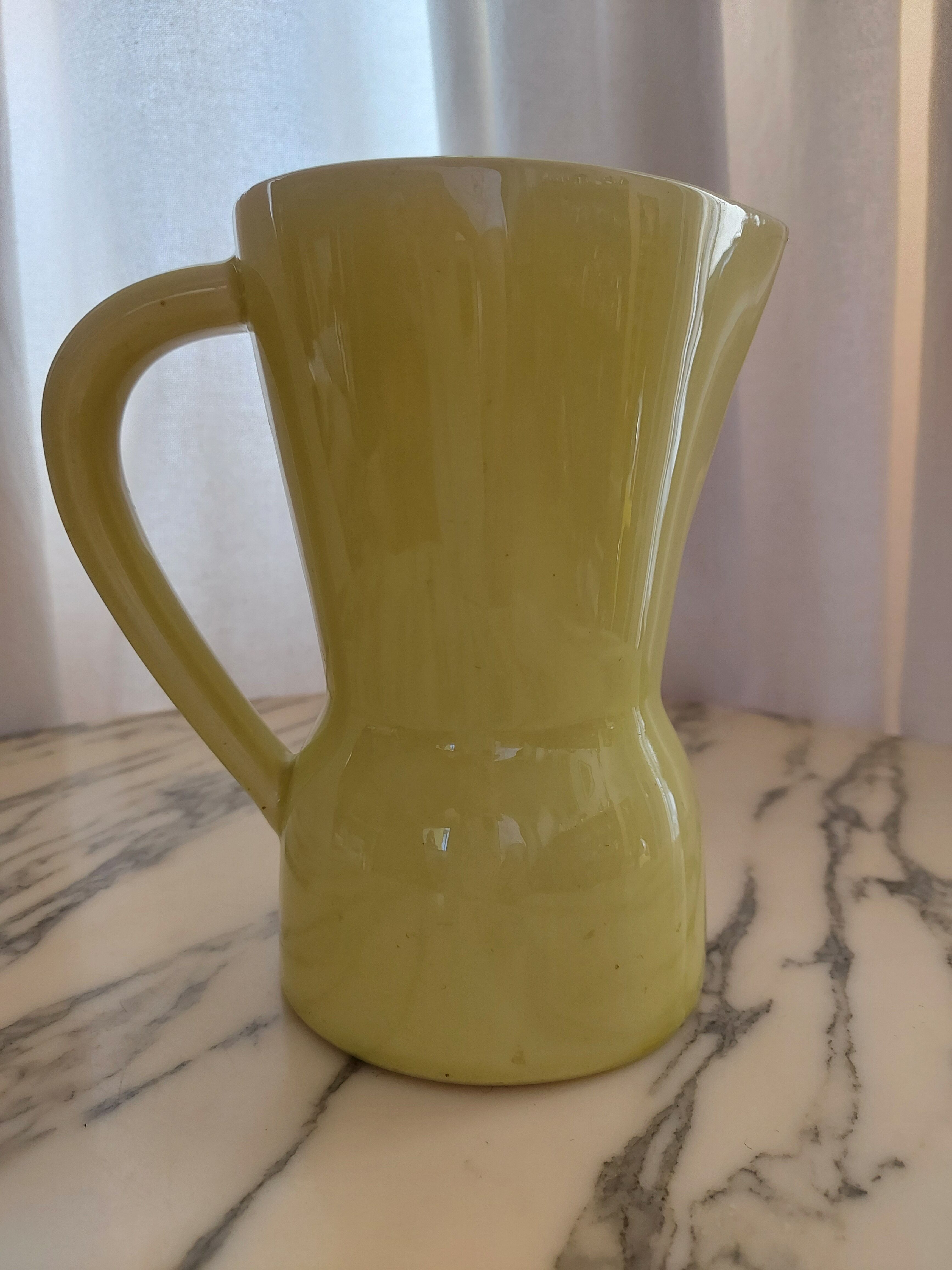 Yellow vase in Saint Clement ceramic