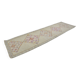 Geometric Vintage White Oushak Runner sku 2080