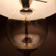 Lampe See Delmas en laiton et verre