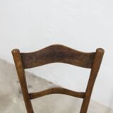 Pair of 1920s Baumann Bistro chairs, seat with design