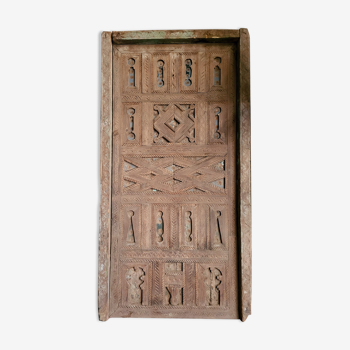 Ancient carved Berber door