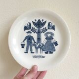 6 assiettes vintage