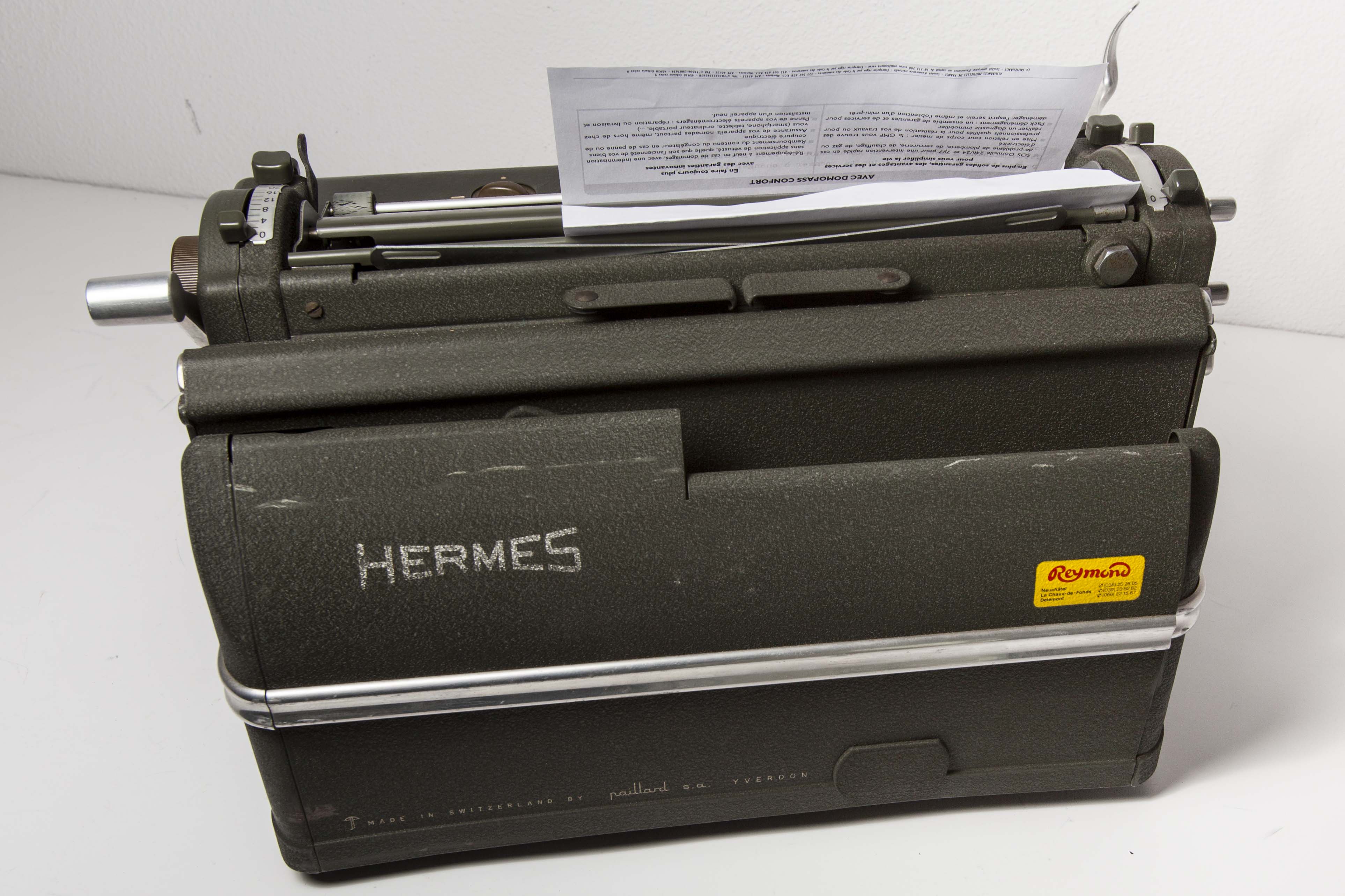 Hermes ambassador typewriter, 1952