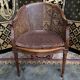 Office armchair Louis XVI cannage
