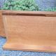 Wall-Mounted Console Shelf in National Walnut with Drawers Under the Top, 1980s