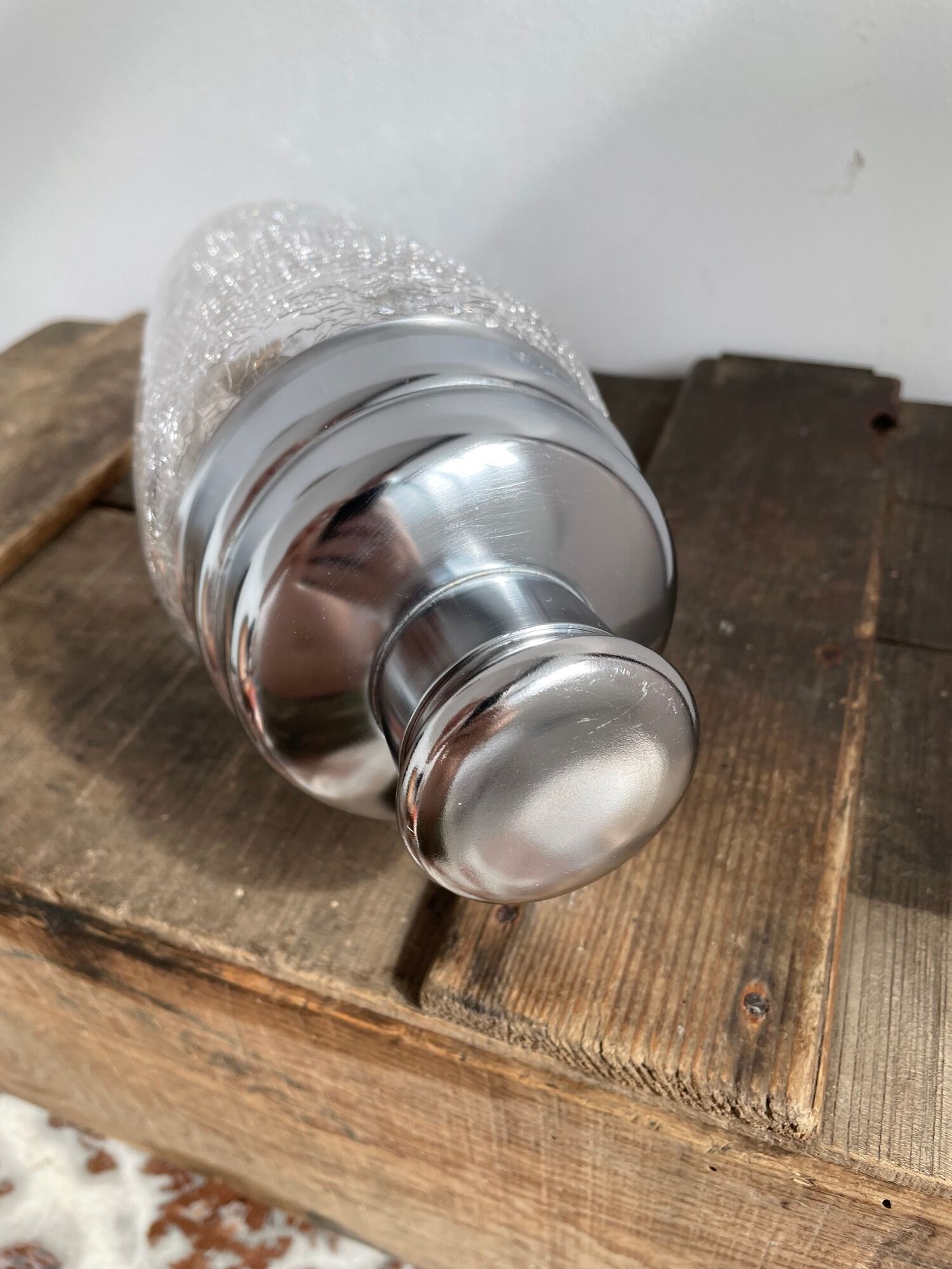 DeMeyere Inalterable Crystal Shaker - Crystal Martini Shaker Ice Bucket - Belgium