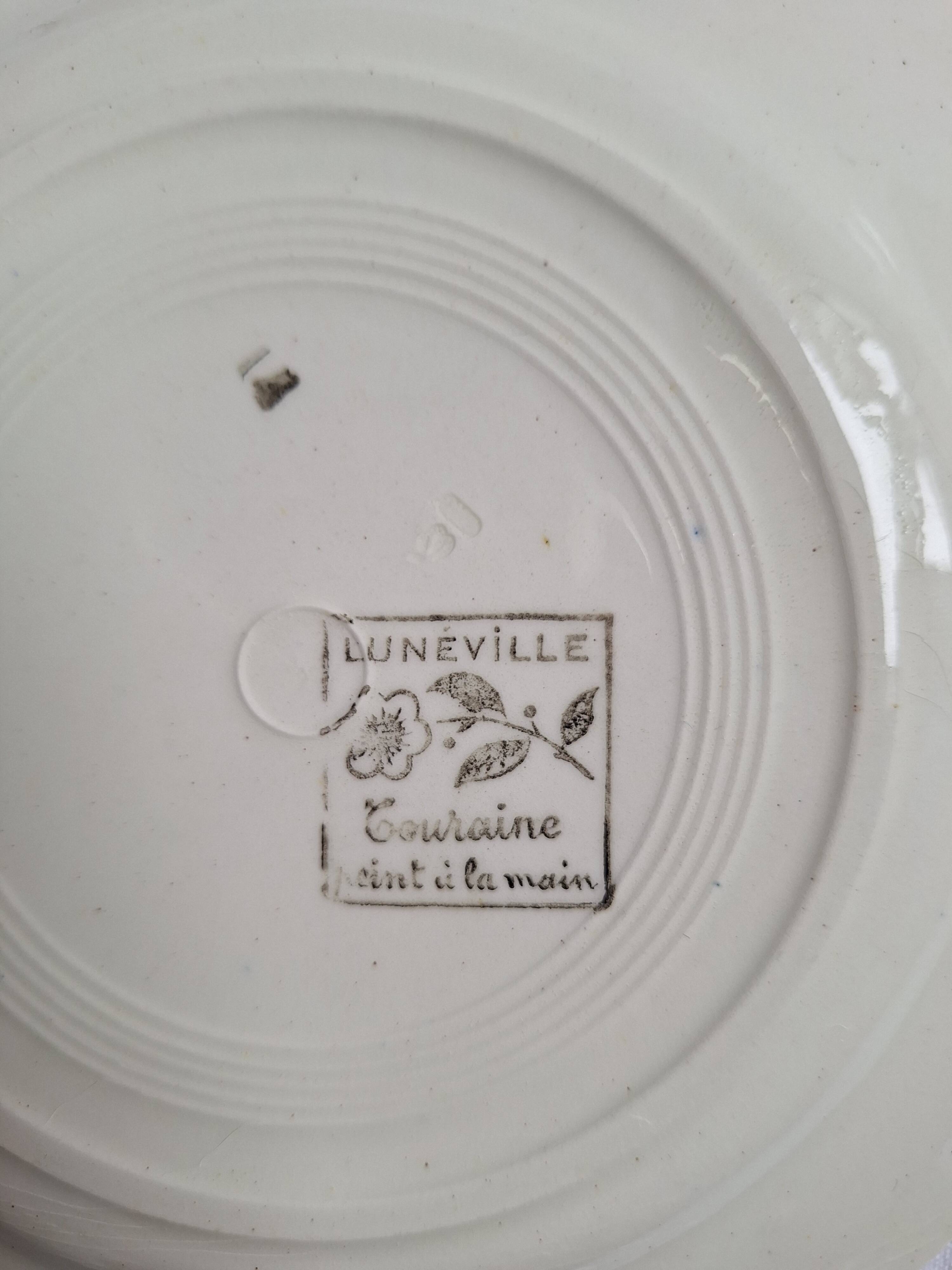Luneville dessert plates