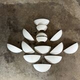 Set of 14 SEDAP plaster wall lights