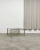 Square coffee table chrome / smoked glass