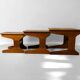 Table gigogne Portwood of Stockport en teck - vintage 1960 1970