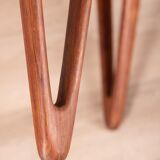 Table basse vintage en palissandre des années 1950 Design Tove & Edvard Kindt-Lars