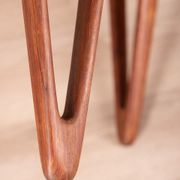Table basse vintage en palissandre des années 1950 Design Tove & Edvard Kindt-Lars