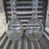 Carafes verre style Art Déco