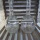 Art Deco style glass carafes