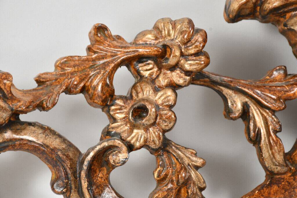 Fronton Dessus de porte bois sculpté Louis XV