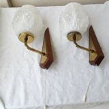 Pair of wall lamps