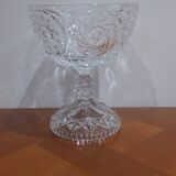 Large Bohemian Crystal Cup